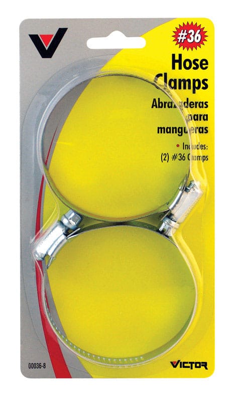 Victor 22-5-00036-8 1-7/8 in to 2-3/4 in. SAE 36 Silver Hose Clamp Stainless Steel Band