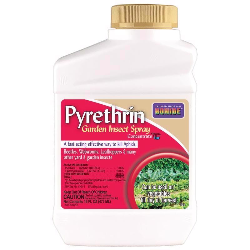 Bonide 858 Pyrethrin Spray Organic Insect Killer Liquid Concentrate 16 oz