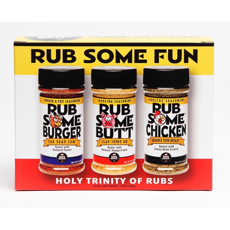 Rub Some Fun OW89065-16 Assorted BBQ Rub Set 19 oz