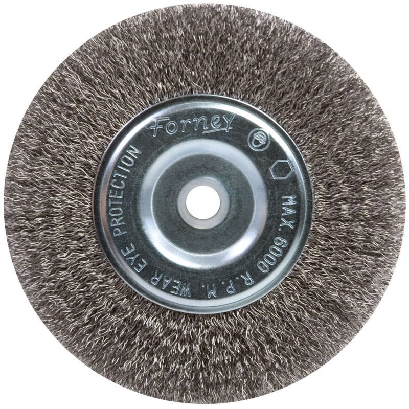 Forney 72747 6 in. Crimped Wire Wheel Brush Metal 6000 rpm 1 pc