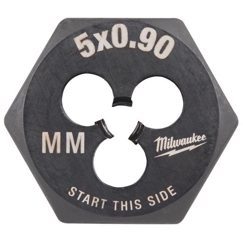 Milwaukee Tool 49-57-5328 Milwaukee Metric M5x0.9 mm 1" Hex Threading Die