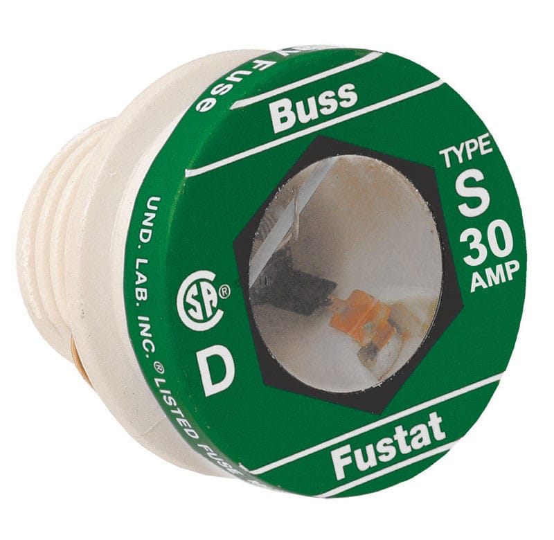 Bussmann S-30 30 amps Dual Element Tamper Proof Plug 4 pk