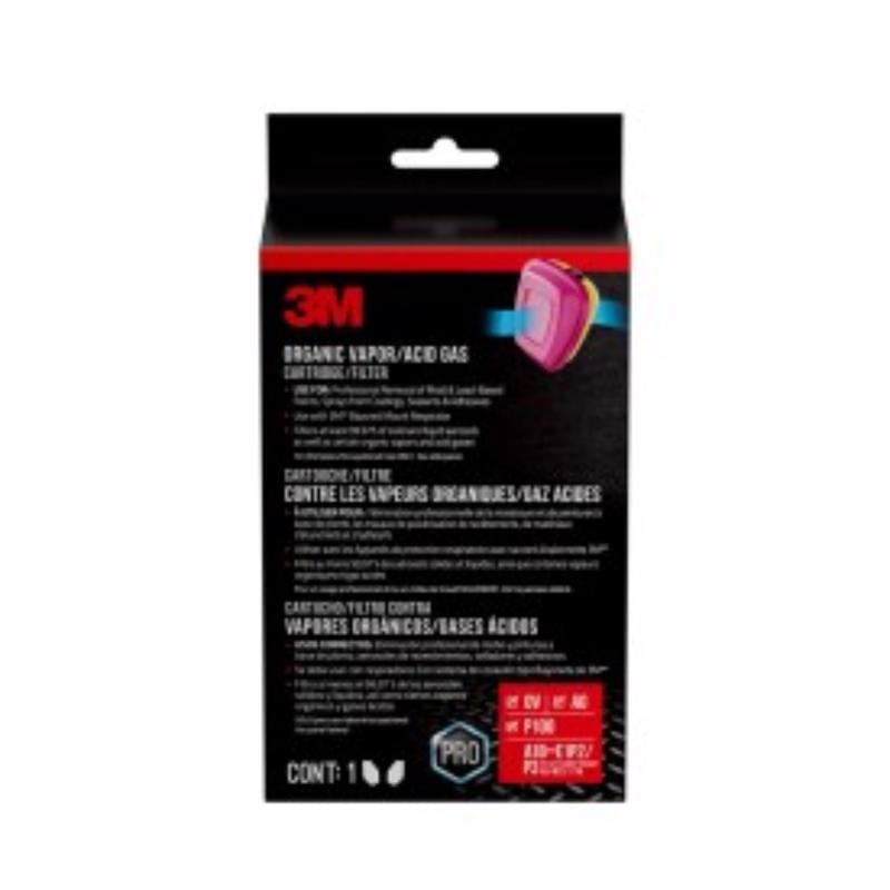 3M 60923H1-DC 3M P100 Acid Gas and Organic Vapor Respi