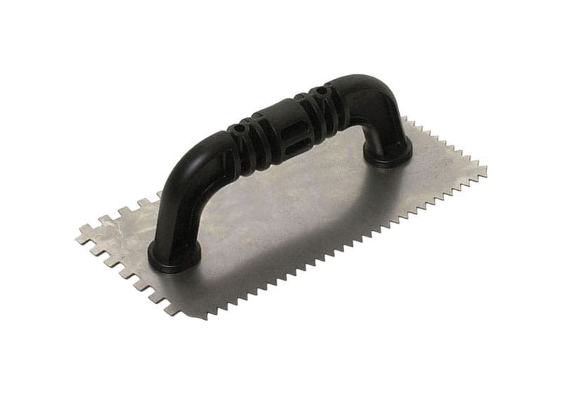 Marshalltown 207 QLT 4 in. W X 9 in. L Steel Square and V Notched Trowel