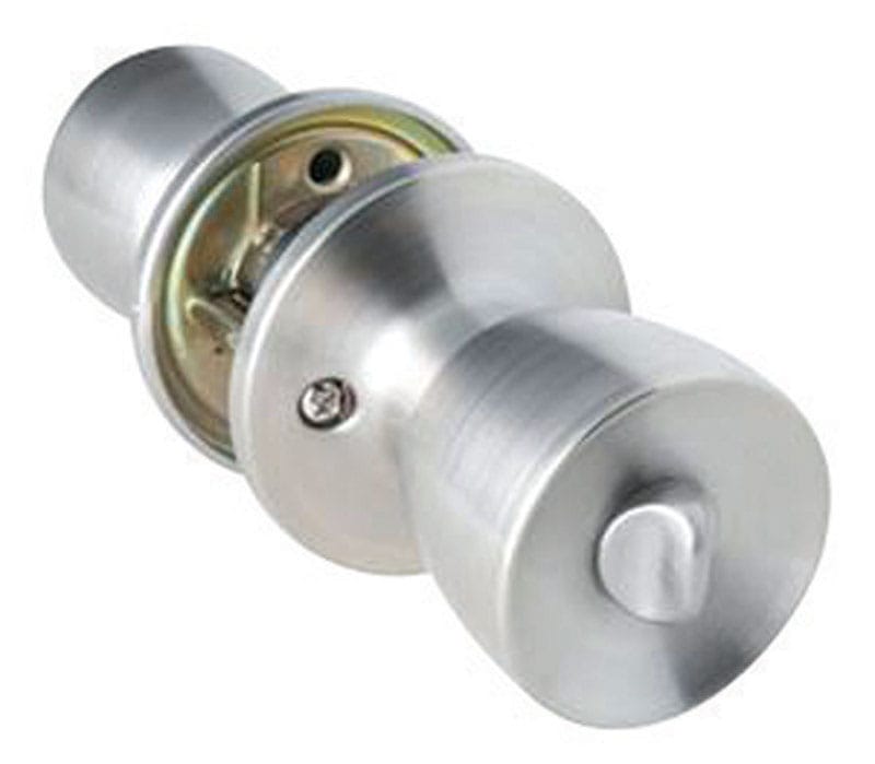 Home Plus LA2112 Satin Chrome Privacy Lockset 1-3/4 in.