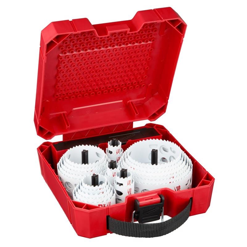 Milwaukee 49-22-4185 Hole Dozer Bi-Metal Hole Saw Kit Arbor Included