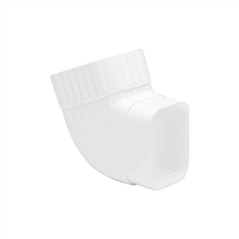 Amerimax M0628HP 4.5 in. H X 2.5 in. W X 4.5 in. L White Vinyl K Gutter Elbow