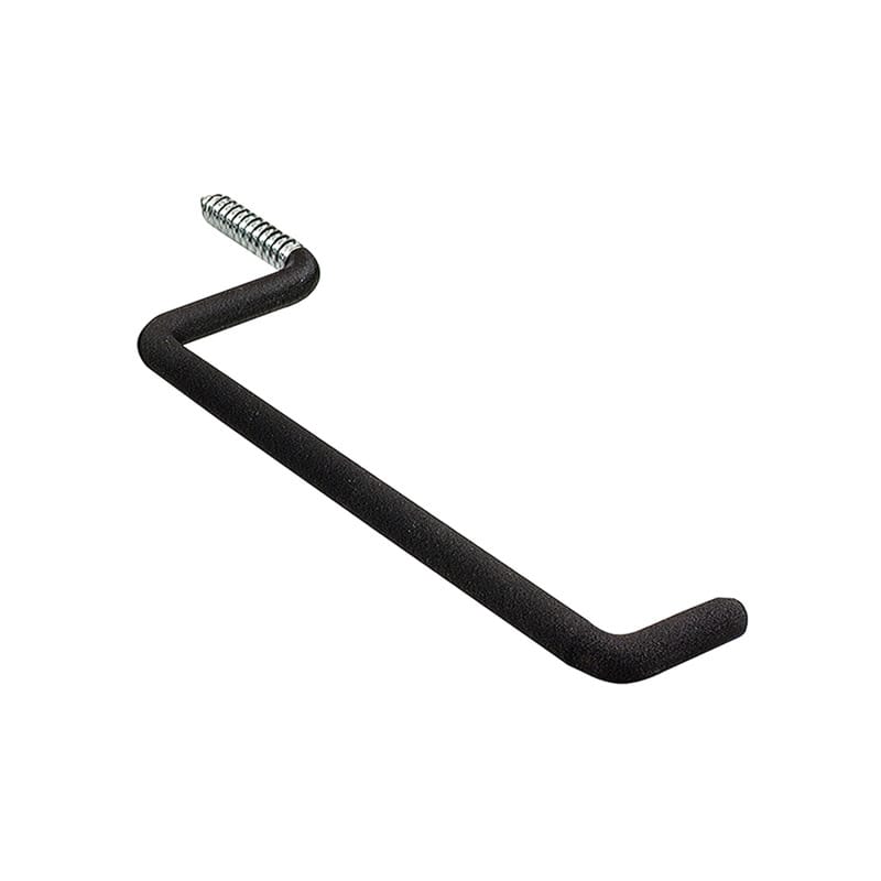 Crawford SH11-25 9.5 in. L Vinyl Coated Black Steel Large Ladder Hook Ladder Hook 50 lb. cap. 1 pk