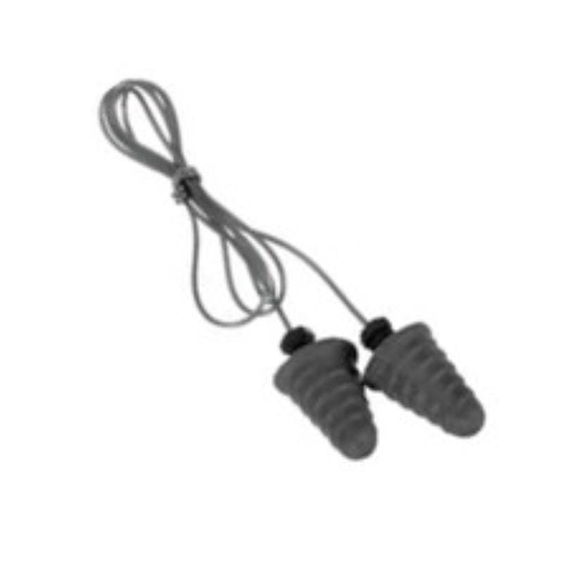 3M 92502-DC Banded Ear Plugs Black 4 pair