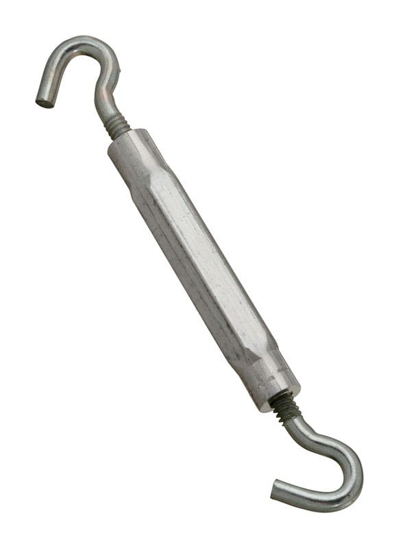National Hardware N221-986 Zinc-Plated Aluminum/Steel Turnbuckle 45 lb. cap. 6 in. L
