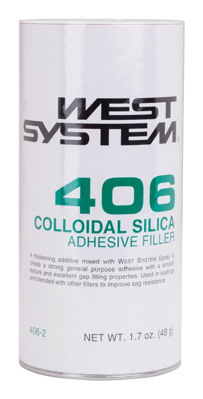 West System 406-2 406 Filler High Strength Colloidal Silica Off-White Adhesive Filler 1.7 oz