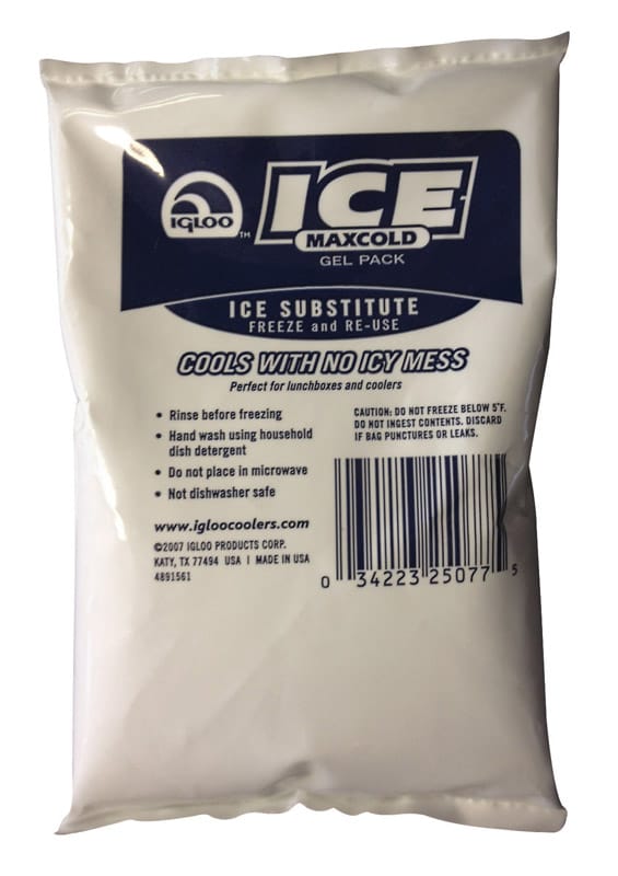 Igloo 25076 MaxCold Ice Pack 8 oz Blue 1 pk