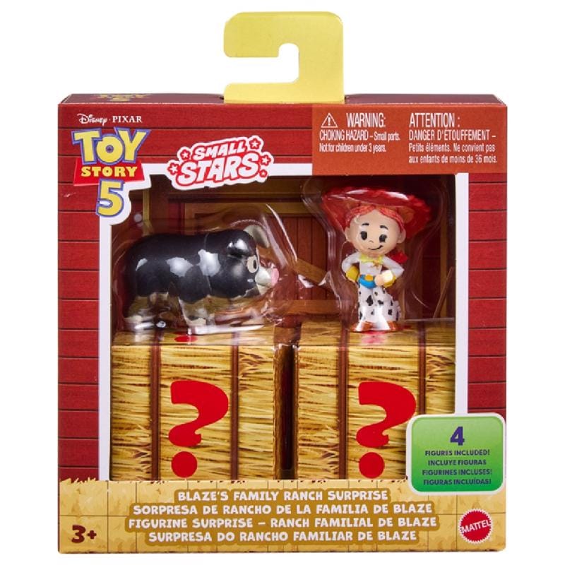 Disney Pixar JLK59 Small Stars Family Ranch Action Figures 4 pc