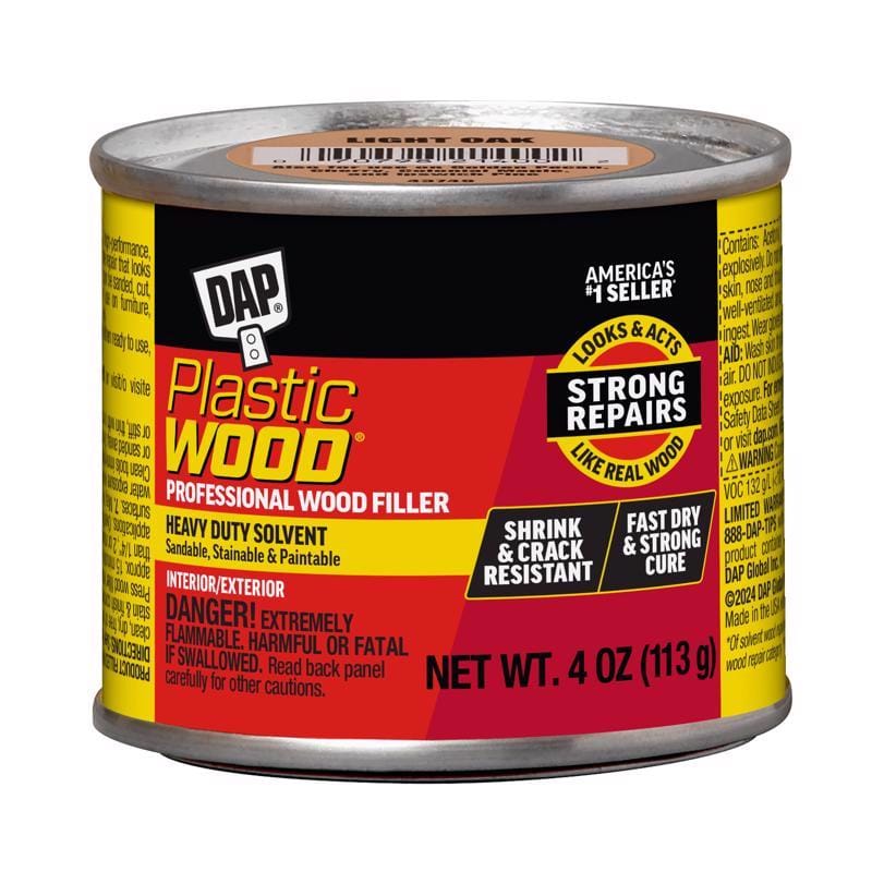 Dap 7079821400 Plastic Wood Light Oak Wood Filler 4 oz