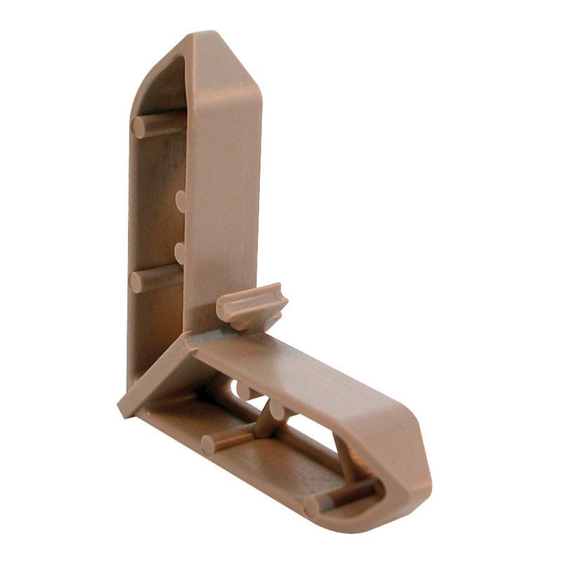 Prime-Line PL 15759 Tan Plastic 3/4 in. W X 7/16 in. L Screen Frame Corner 1 pk