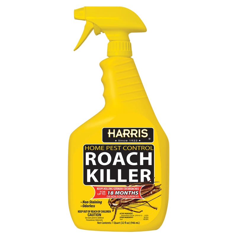 Harris HRS-32 Home Pest Control Roach Killer Liquid 32 oz