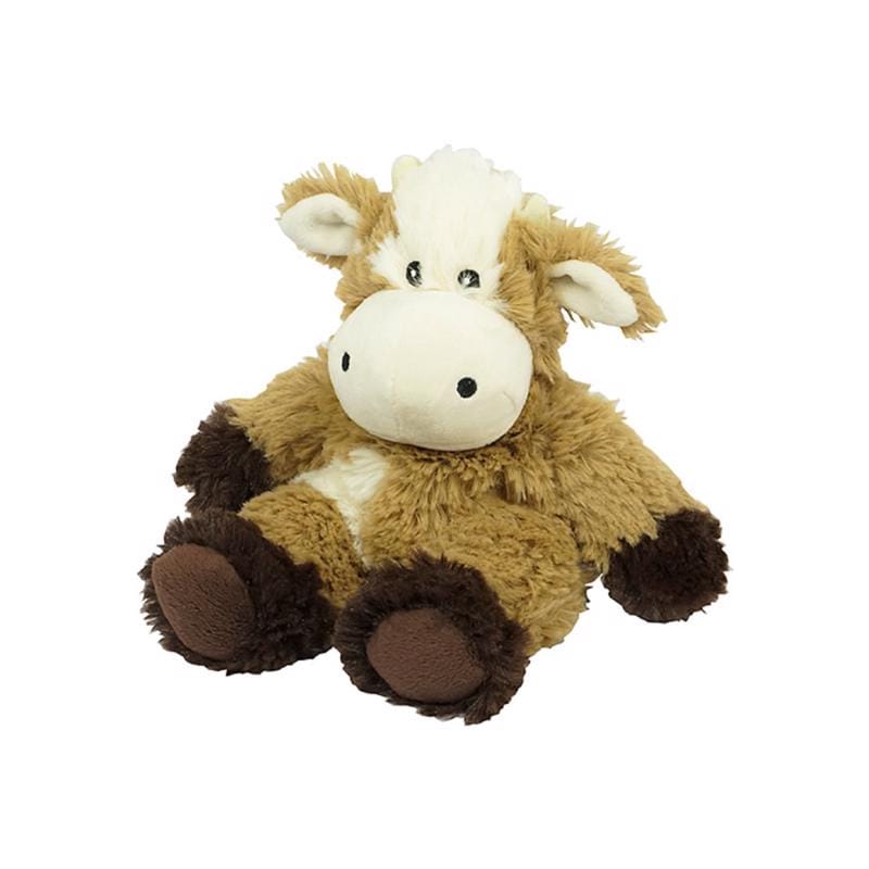 Warmies CPJ-COW-1 Junior Cow Stuffed Animals Brown 1 pc