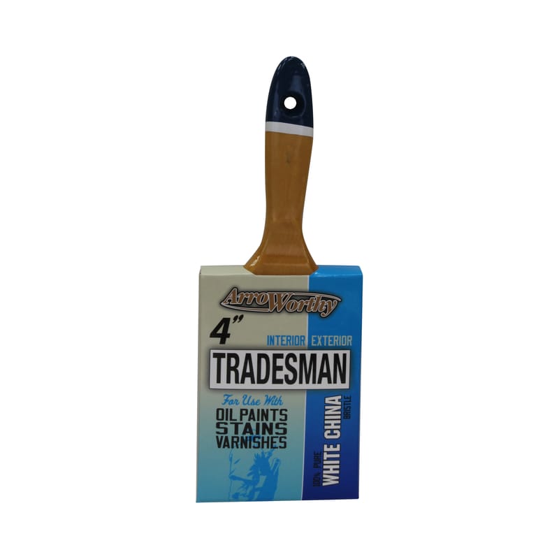 ArroWorthy 5035 0400 Tradesman 4 in. Flat Paint Brush