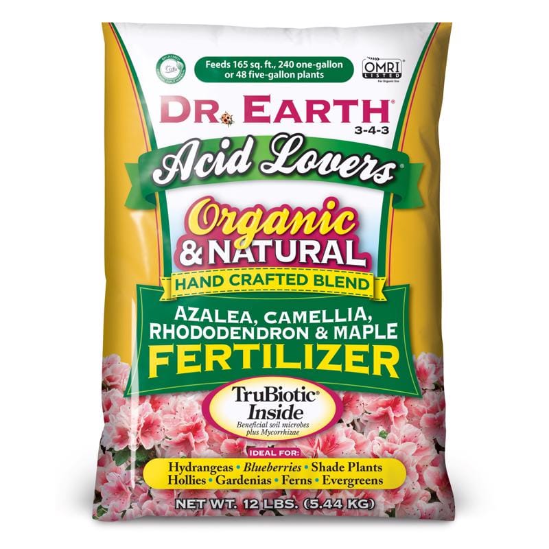 DR. Earth 710 Acid Lovers Organic Granules Plant Food 12 lb
