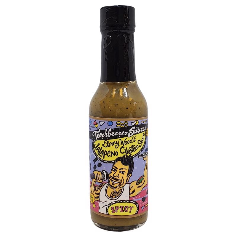 Torchbearer Sauces 62222 Danny Wood Jalapeno Cilantro Hot Sauce 5 oz