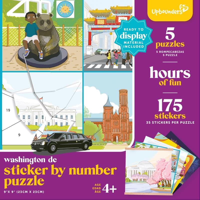 Upbounders DC5SKPZL-175 Washington DC Sticker Puzzles