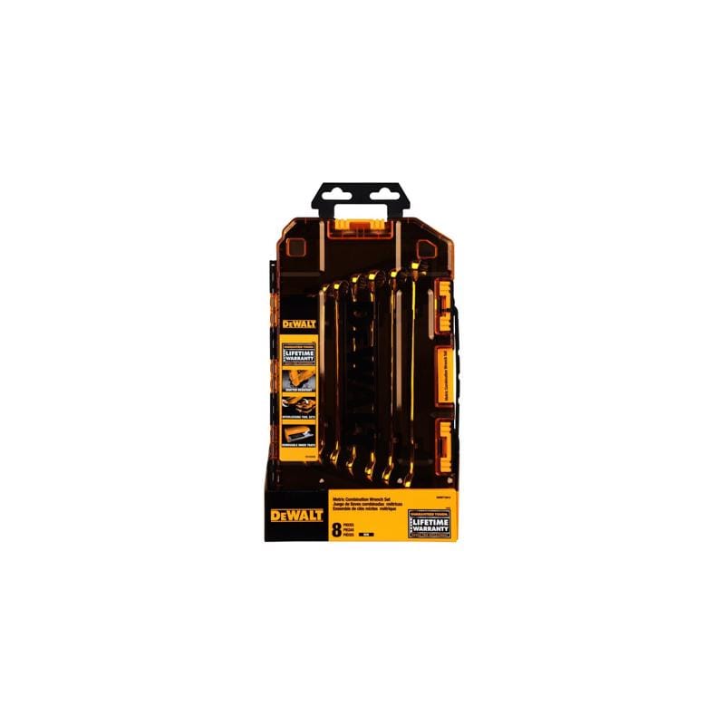 Dewalt DWMT73810 Metric Combination Wrench Set 8 pc