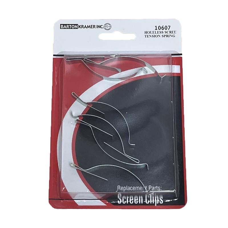 Barton Kramer 10607C Silver Steel Screen Tension Spring 2 in. L 6 pk