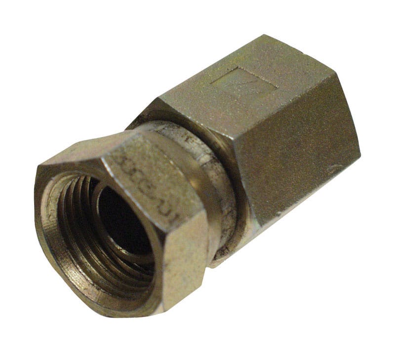 Apache 39004800 Steel 1/2 in. D X 1/2 in. D Hydraulic Adapter 1 pk