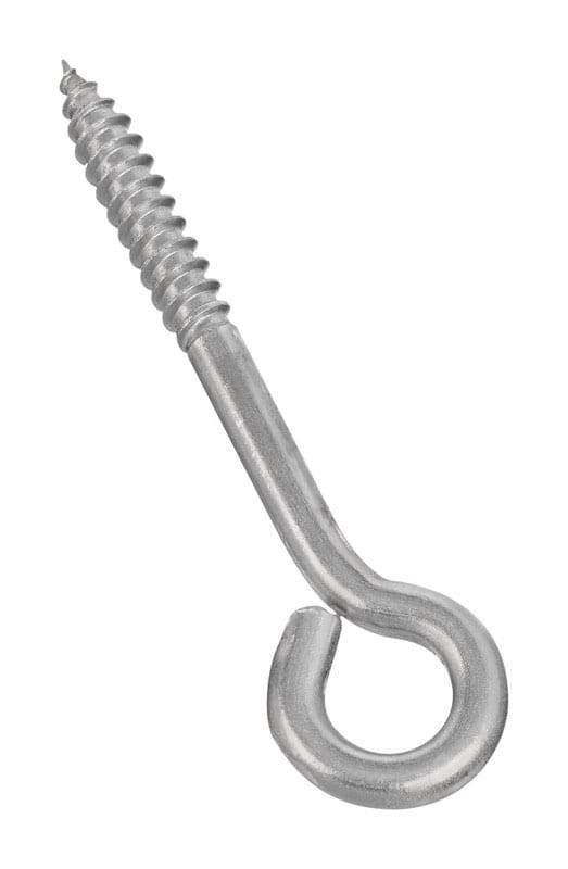 National Hardware N220-772 3.75 in. L Silver Stainless Steel Lag Screw Eye 1 pk