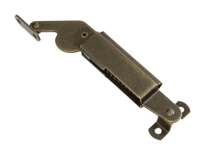 National Hardware N208-678 Antique Brass Steel Right Hand Mount Spring Lid Support 5.5 in. 1 pk