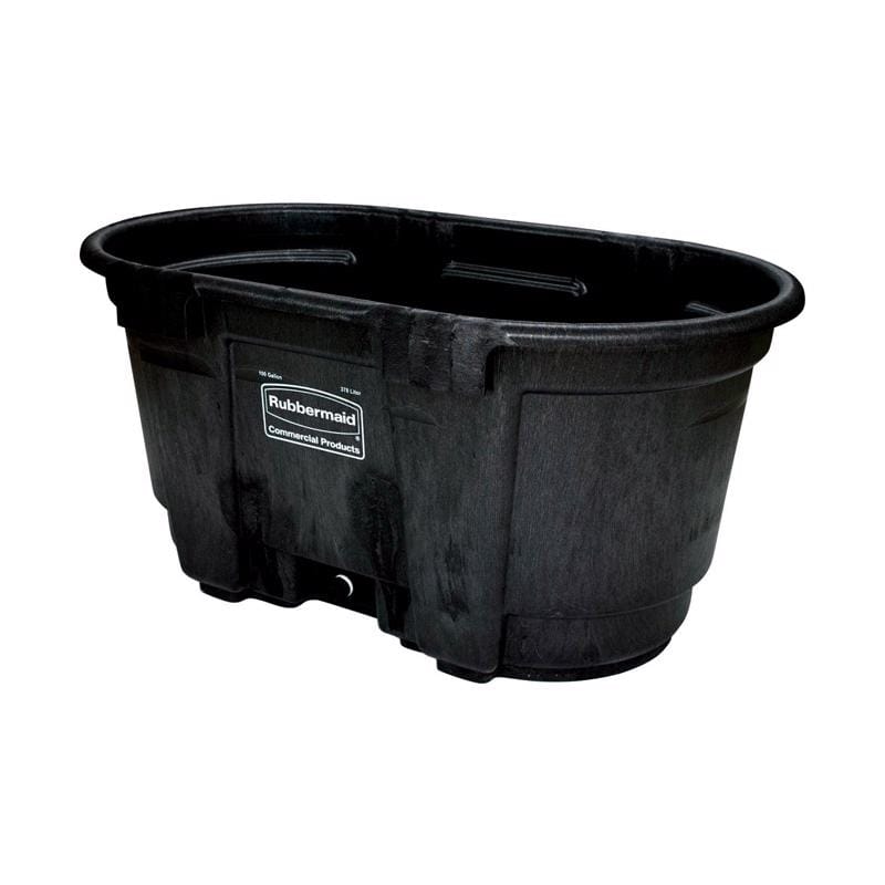 Rubbermaid FG424288BLA 100 gal Stock Tank For Livestock
