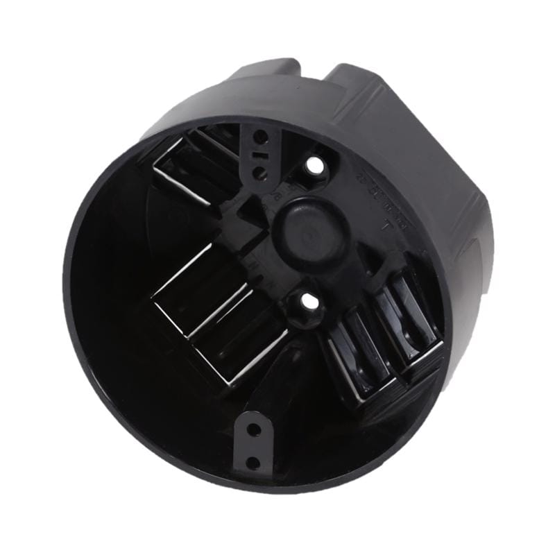 Cantex EZ20CZ EZ Box New Work 20 cu in Round Polycarbonate Fan Box Black