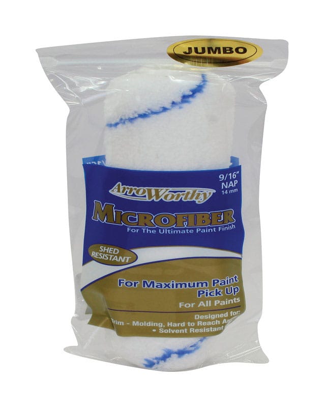 ArroWorthy 6.5-MFR4S- 0650 Microfiber 6.5 in. W X 9/16 in. Jumbo Mini Paint Roller Cover 1 pk