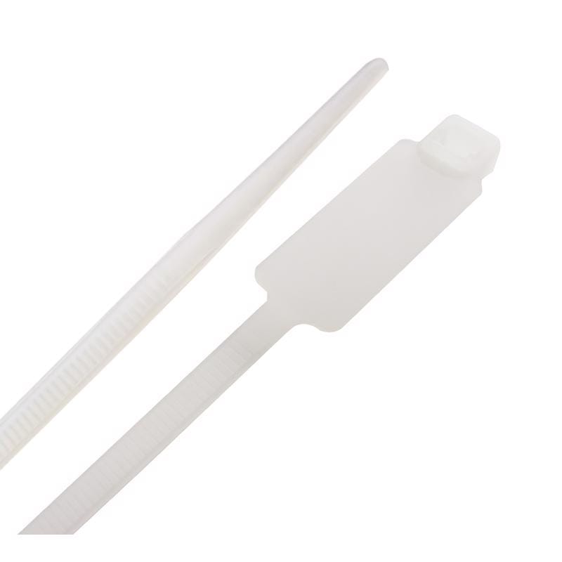 Steel Grip M-S-200-8-N25 8 in. L White Cable Tie 25 pk