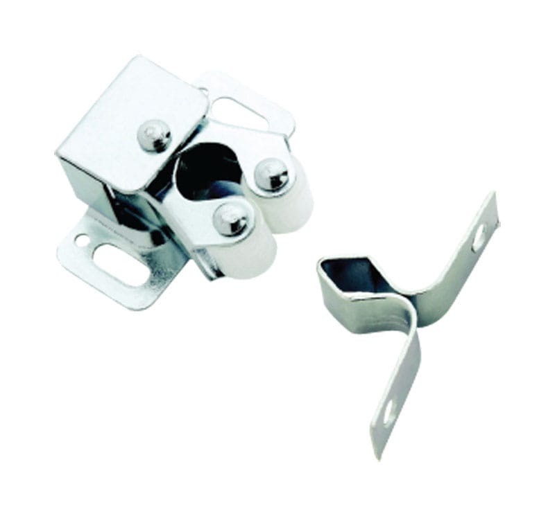 Amerock 1888373 1.25 in. H X 0.5 in. W X 1.6 in. D Polished Chrome Zinc Roller Catch