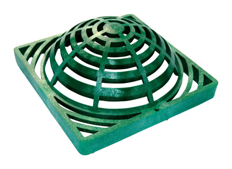 NDS 991 9 in. Green Square Polyolefin Atrium Grate