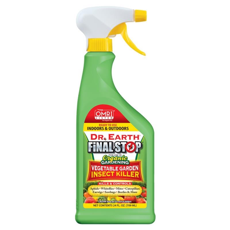 DR. Earth 8005 Final Stop Vegetable Garden Organic Insect Killer Liquid 24 oz
