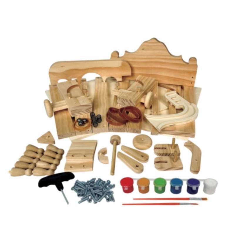 SparkJump PDWK04 Pinball Woodworking Toy Kit