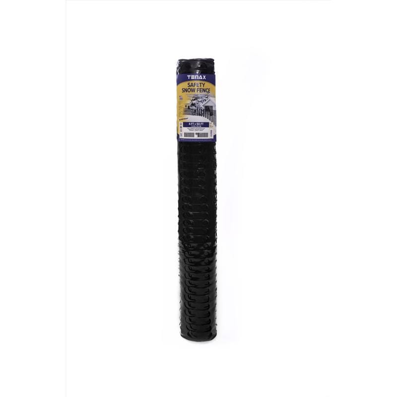 Tenax 90600009 4 ft. H X 50 ft. L Polyethylene Snow Guard Fencing Black