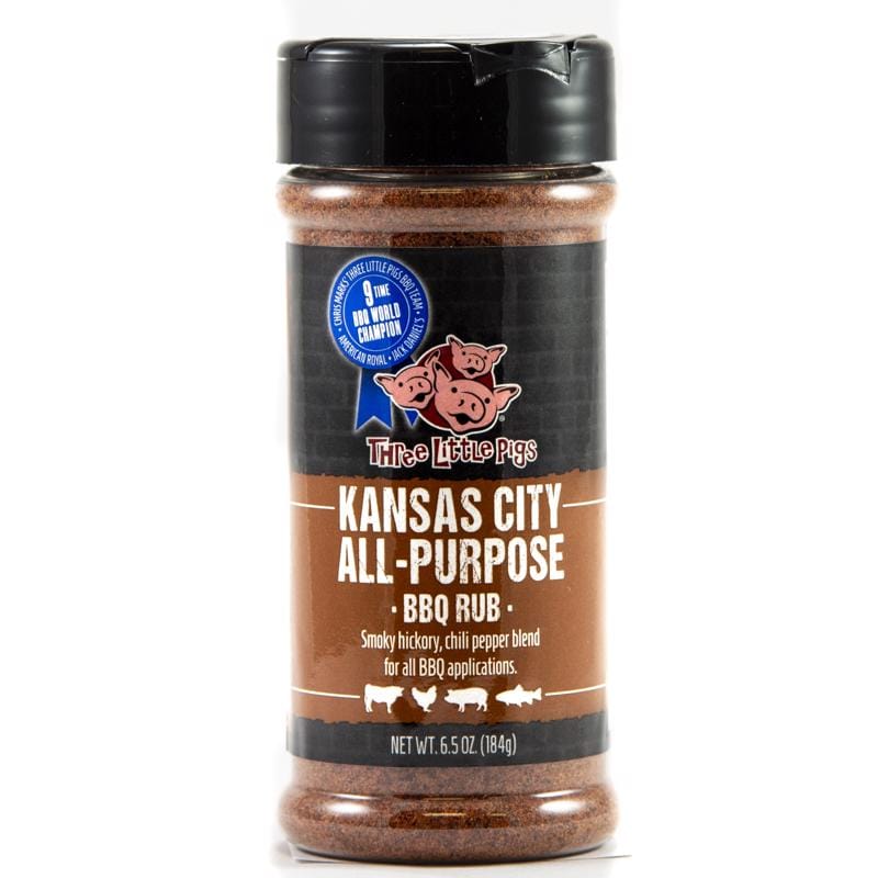 Three Little Pigs OW85165 Kansas City All-Purpose BBQ Rub 6.5 oz