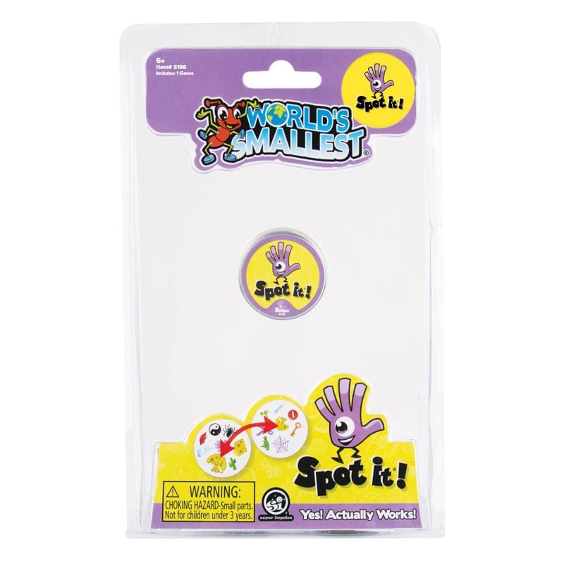Worlds Smallest 5196 World's Smallest Spot It Card Game Multicolored