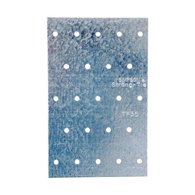 Simpson Strong-Tie TP35 5 in. H X 0.04 in. W X 3.1 in. L Galvanized Steel Tie Plate