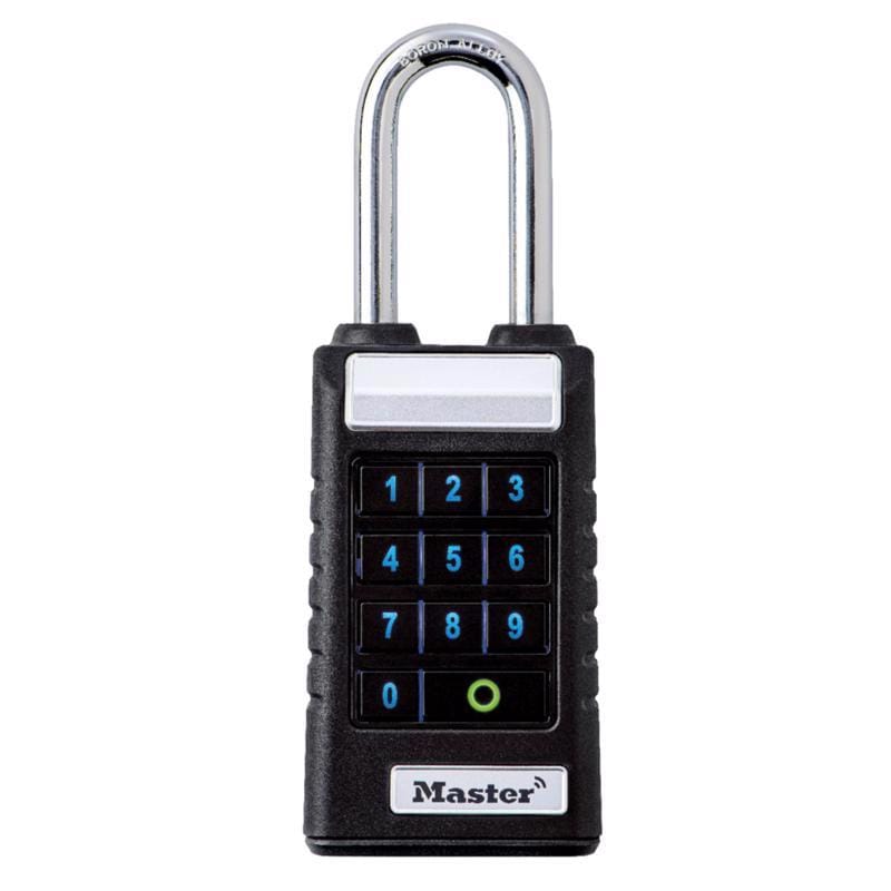 Master Lock 6400LJENT 6.47 in. H X 1.71 in. W X 2.43 L Metal Single Locking Bluetooth Padlock