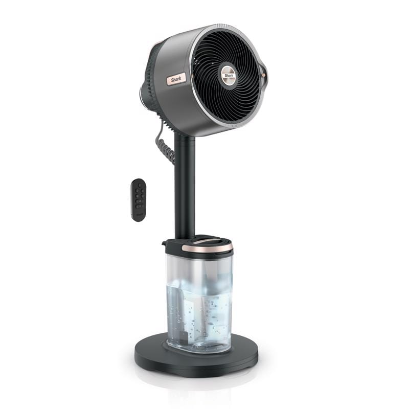 Shark FA302 FlexBreeze 36.77 in. H 5 speed Oscillating Tabletop Misting Fan Remote Control