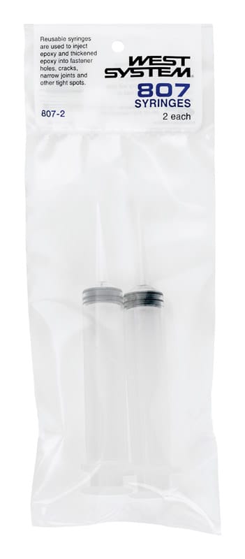 West System 807-2 Industrial Strength Plastic Clear Syringes 4 oz