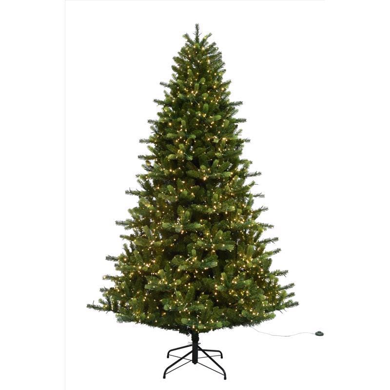 Celebrations 24-07122A 7-1/2 ft. Full LED 2400 ct Deluxe Royal Pine Christmas Tree