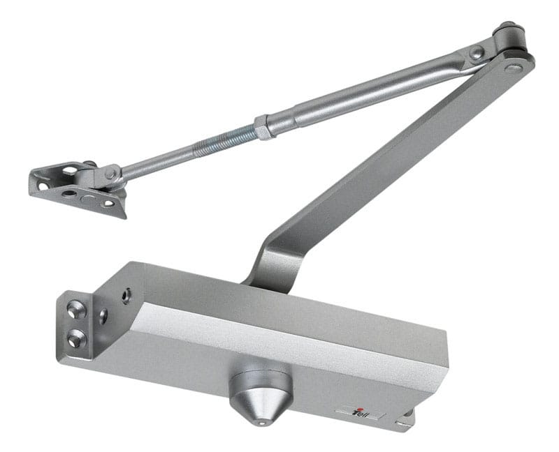 Tell DC100022 Aluminum/Steel Hydraulic Door Closer Grade 1