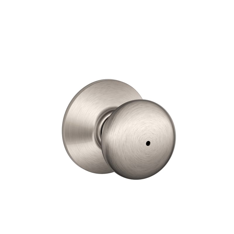Schlage F40PLY619 Plymouth Classic Satin Nickel Privacy Knob