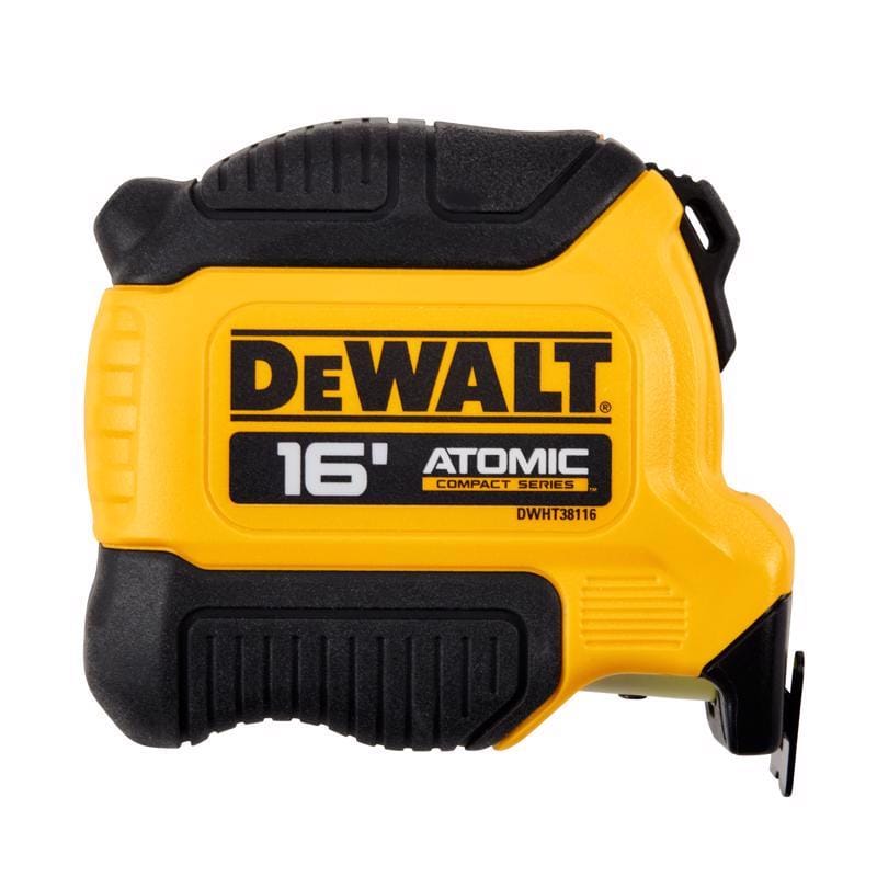 Dewalt DWHT38116S ATOMIC 16 ft. L X 1.25 in. W Compact Tape Measure 1 pk