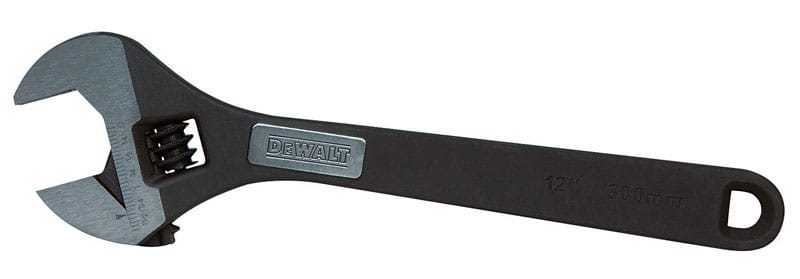 Dewalt DWHT80269 Metric and SAE Adjustable Wrench 12 in. L 1 pc
